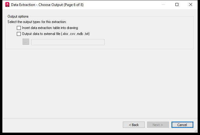 Trang 6 Choose Output voi hai o trong va nut Next bi mo