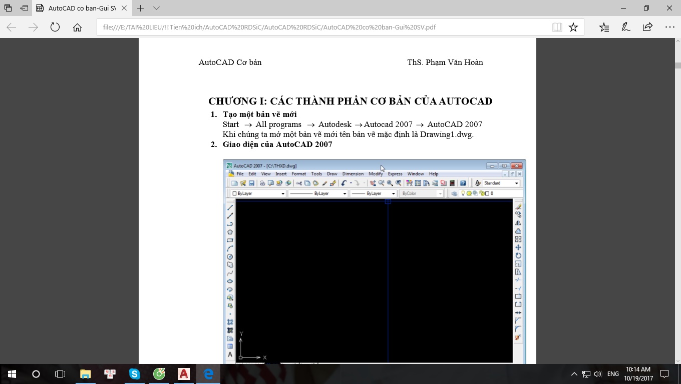 Tài liệu học AutoCAD cơ bản