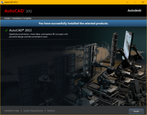 Download AutoCAD 2012 bản 32+64bit và hướng dẫn cài đặt chi tiết