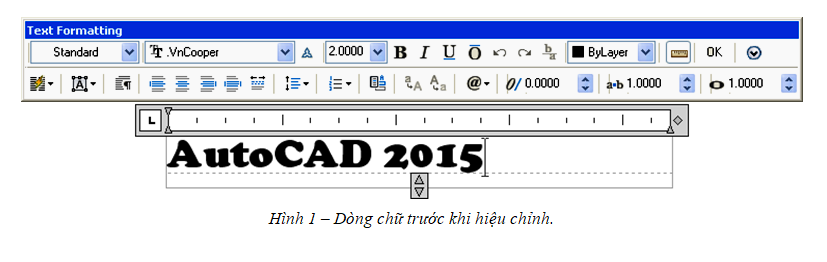 Hướng dẫn nhập và sửa văn bản trong CAD chi tiết nhất – Lệnh DDEDIT chỉnh sửa văn bản trong CAD