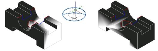 Tô bóng Shade đối tượng chiếu sáng nguồn với lệnh Freespot trong AutoCAD.