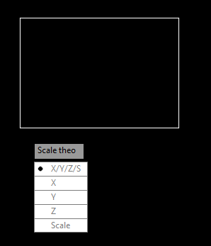 Lisp scale 1 chiều - Phóng to 1 phương trong 1 nốt nhạc