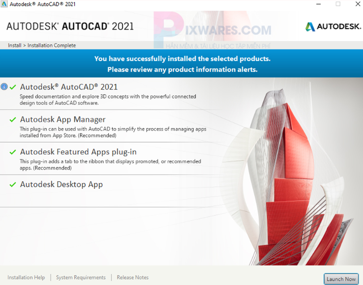 Download AutoCAD 2021 full crack – Hướng dẫn cài đặt chi tiết