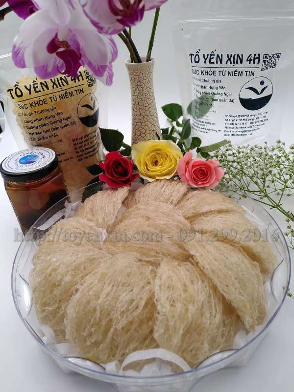 Tổ yên sào tinh chế